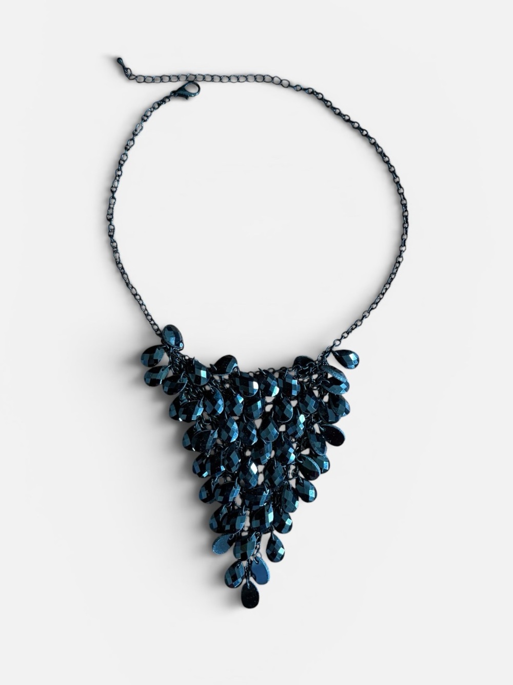 Vintage Teardrop Statement Necklace